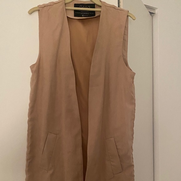Long suede Vest - Picture 1 of 4